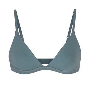 Skims cotton jersey triangle bralette. Size XL . Color kyanite